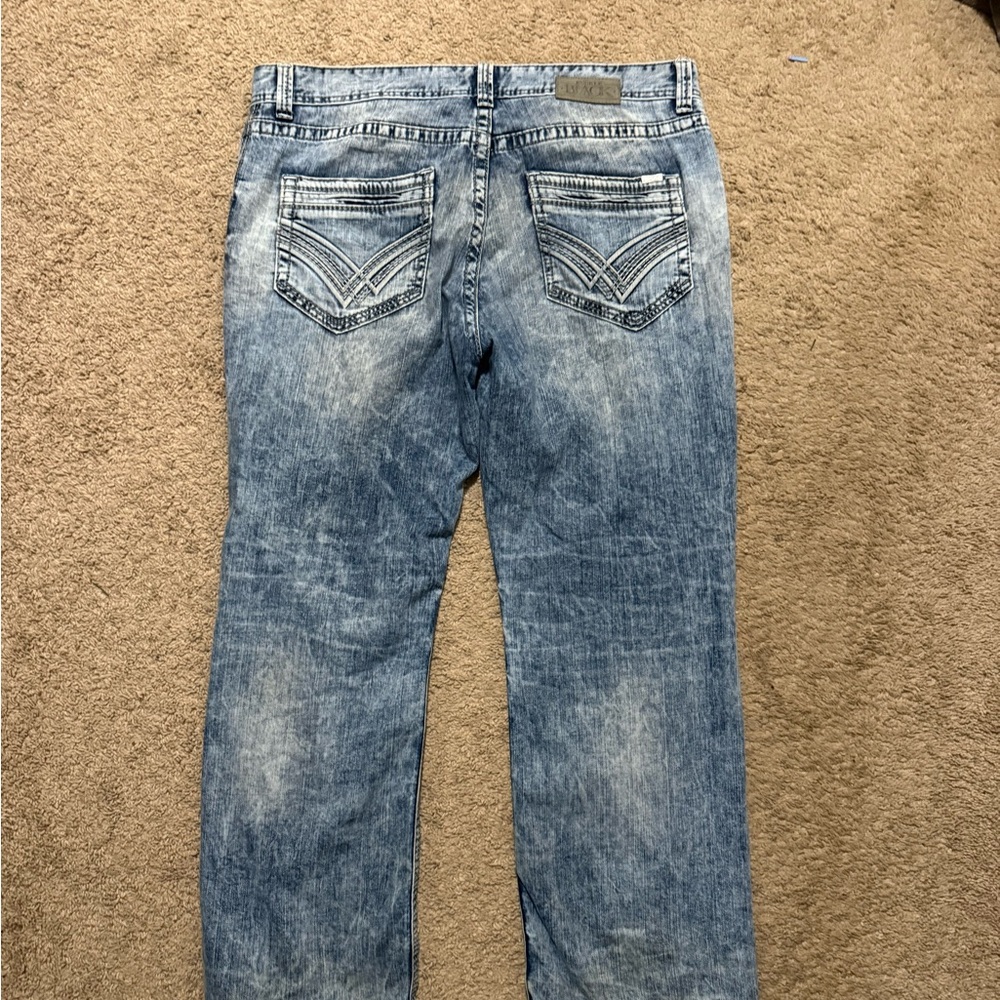 Buckle Men's Light Blue Straight Jeans